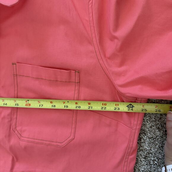 NWT! Wildfang The Essential Coverall Jumper Coral Pink 1X - Picture 16 of 16